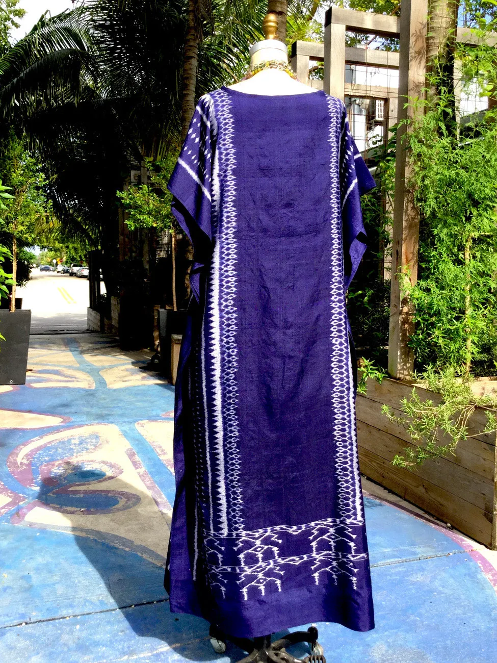 Silk Caftan Almost Famous Collection - Devil in a Blue Dress