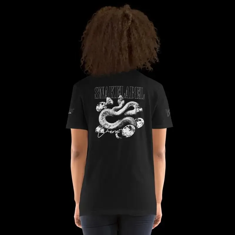 Snake Unisex T-Shirt: Premium 100% Ring-Spun Cotton Tee with Double Stitching