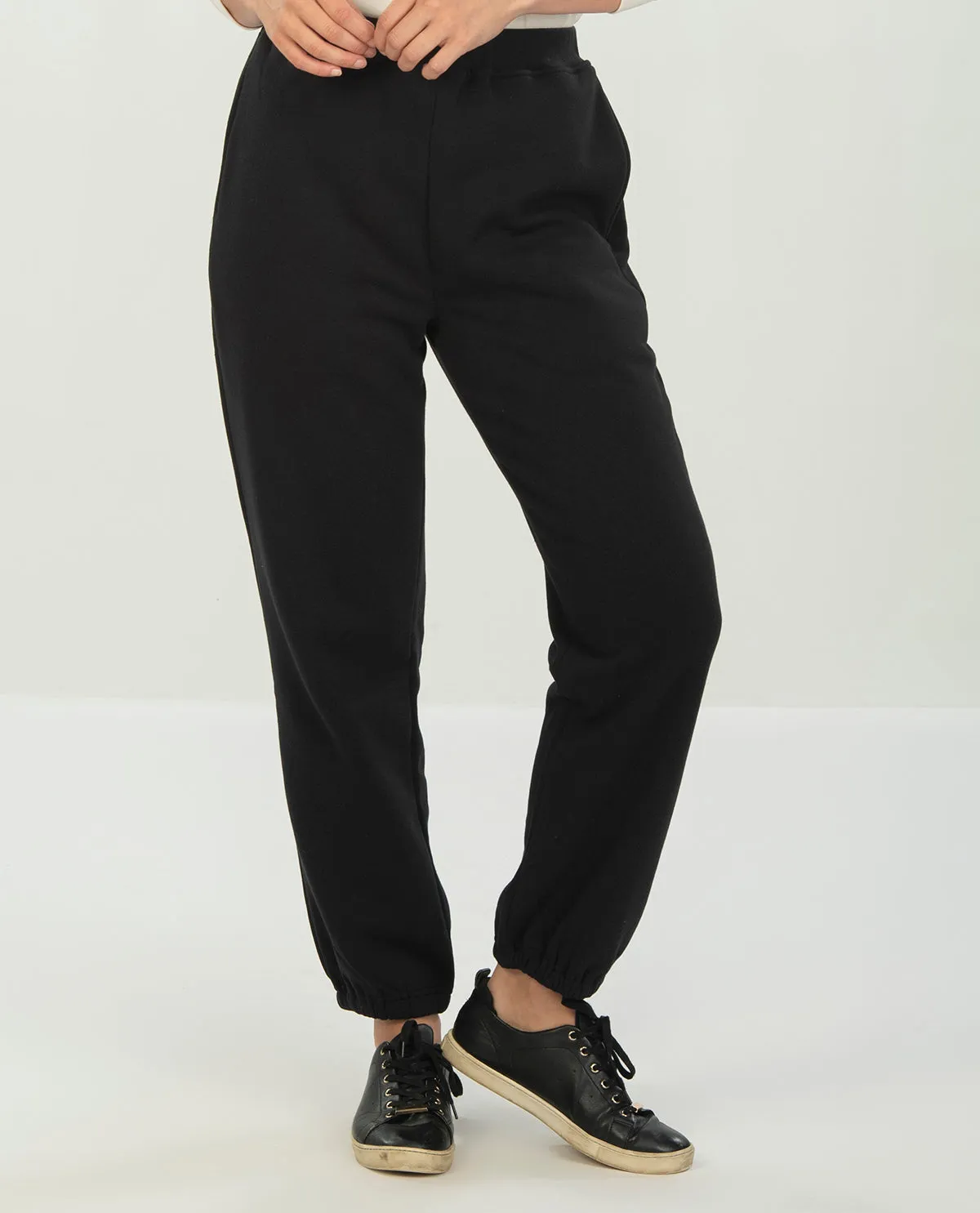 Speculation Petite Elastic Leg Fleece Pant