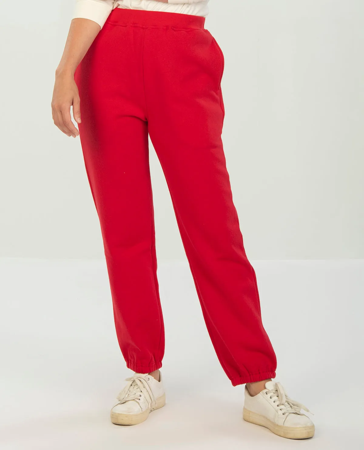 Speculation Petite Elastic Leg Fleece Pant