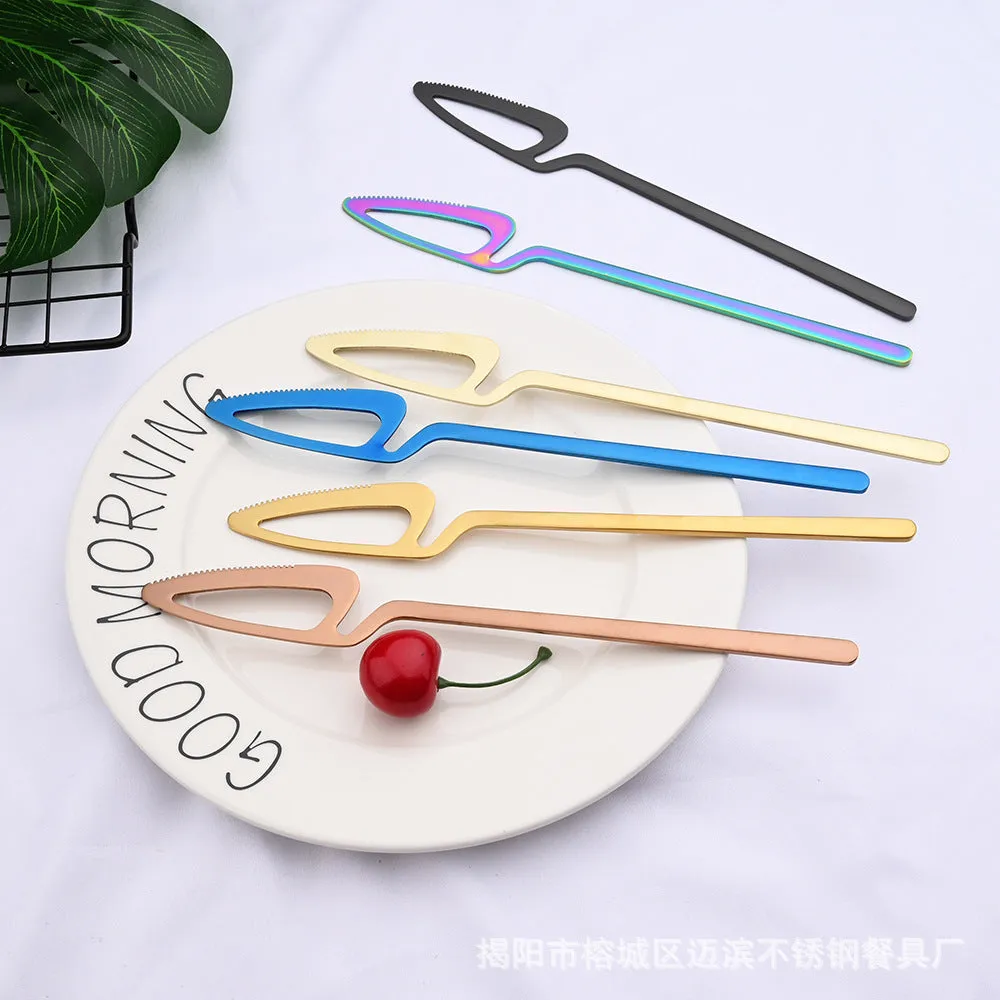 Stainless Steel Tableware Simple Personality Creative Hanging Wall Hanging Cup Knife, Fork and Spoon Hanging Cup Coffee Spoon Kit