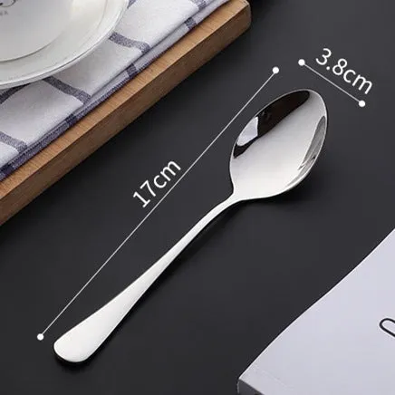 Stainless Steel Tableware Spoon Kitchen Hotel Spoon Household Eating Soup Spoon Coffee Spoon