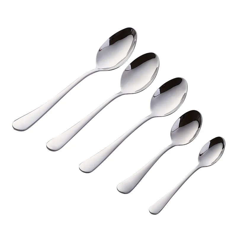 Stainless Steel Tableware Spoon Kitchen Hotel Spoon Household Eating Soup Spoon Coffee Spoon