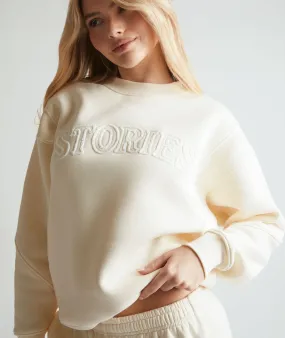 Stories Sweatshirt - Buttermilk