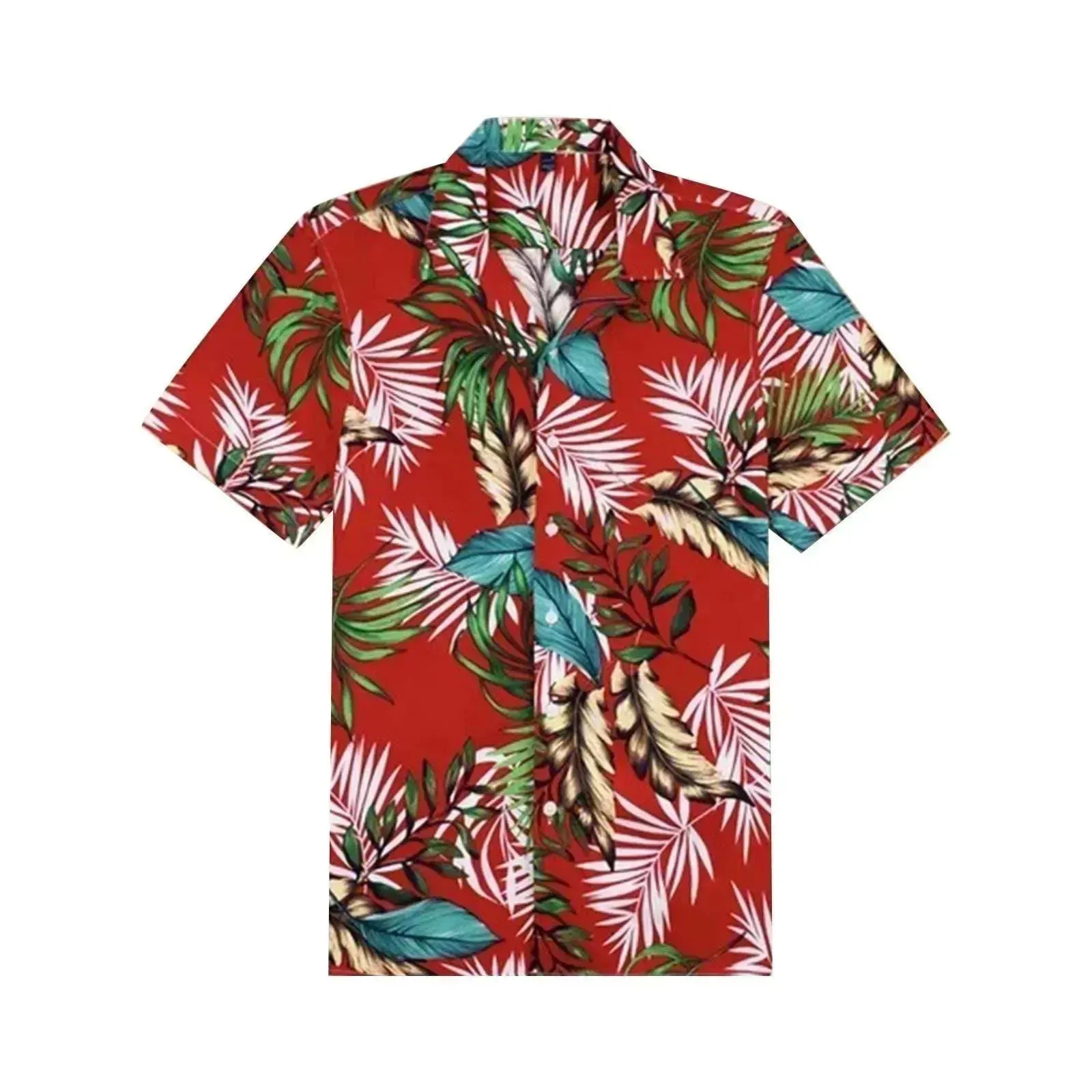 Summer Men's Hawaiian 3D Digital Printing Shirt Short Sleeve