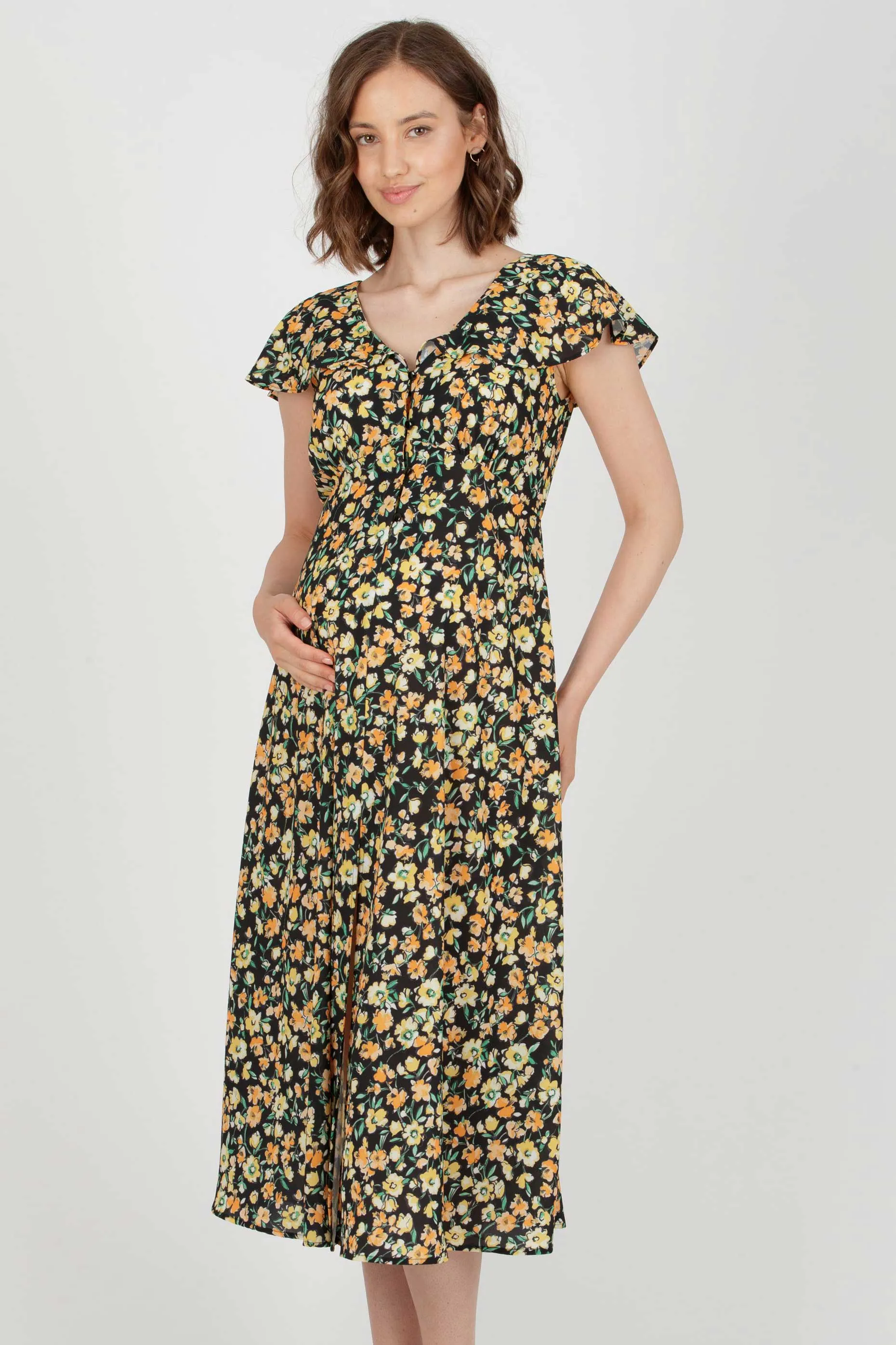 Summer Vibrance Maternity & Nursing Dress