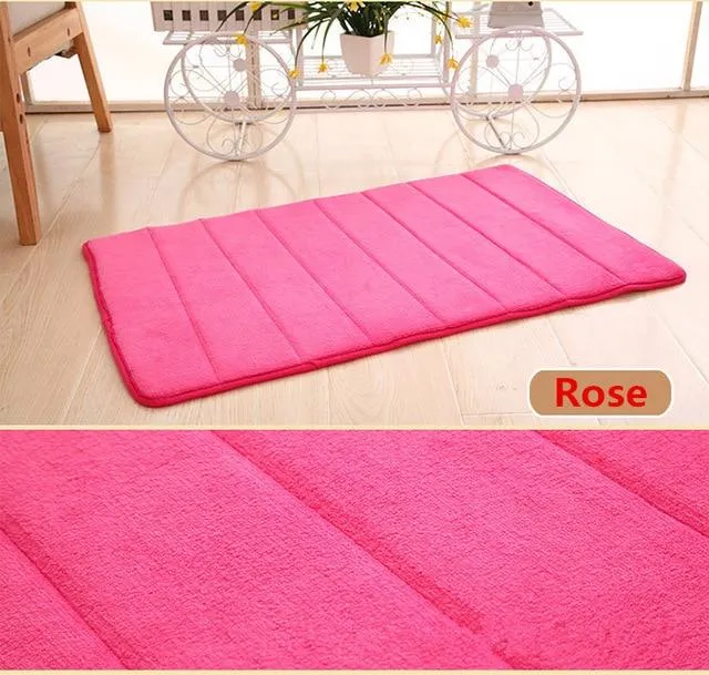 Super Cozy Non Slip Bathroom Rug Mat