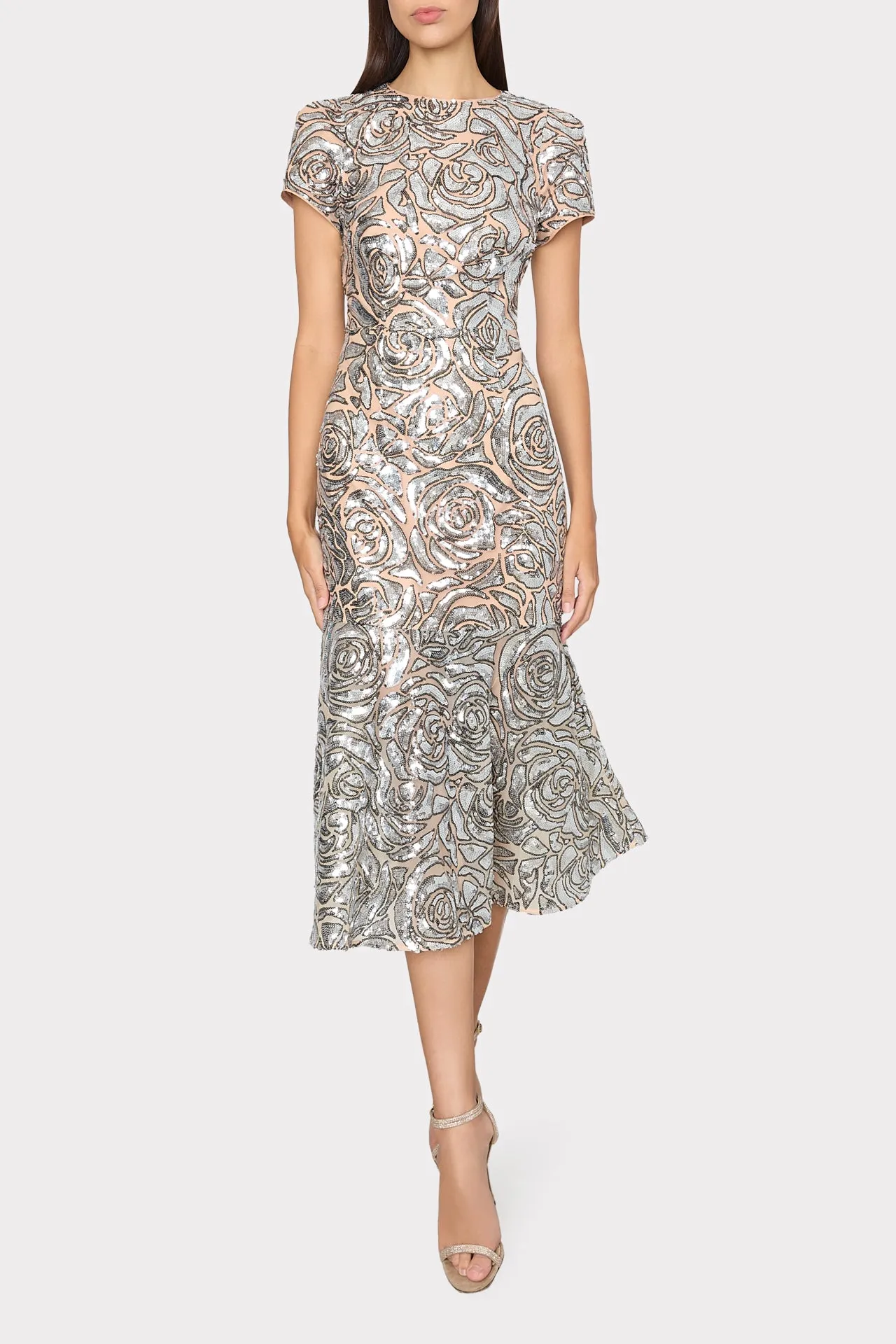 Tahlia Rose Sequins Midi Dress