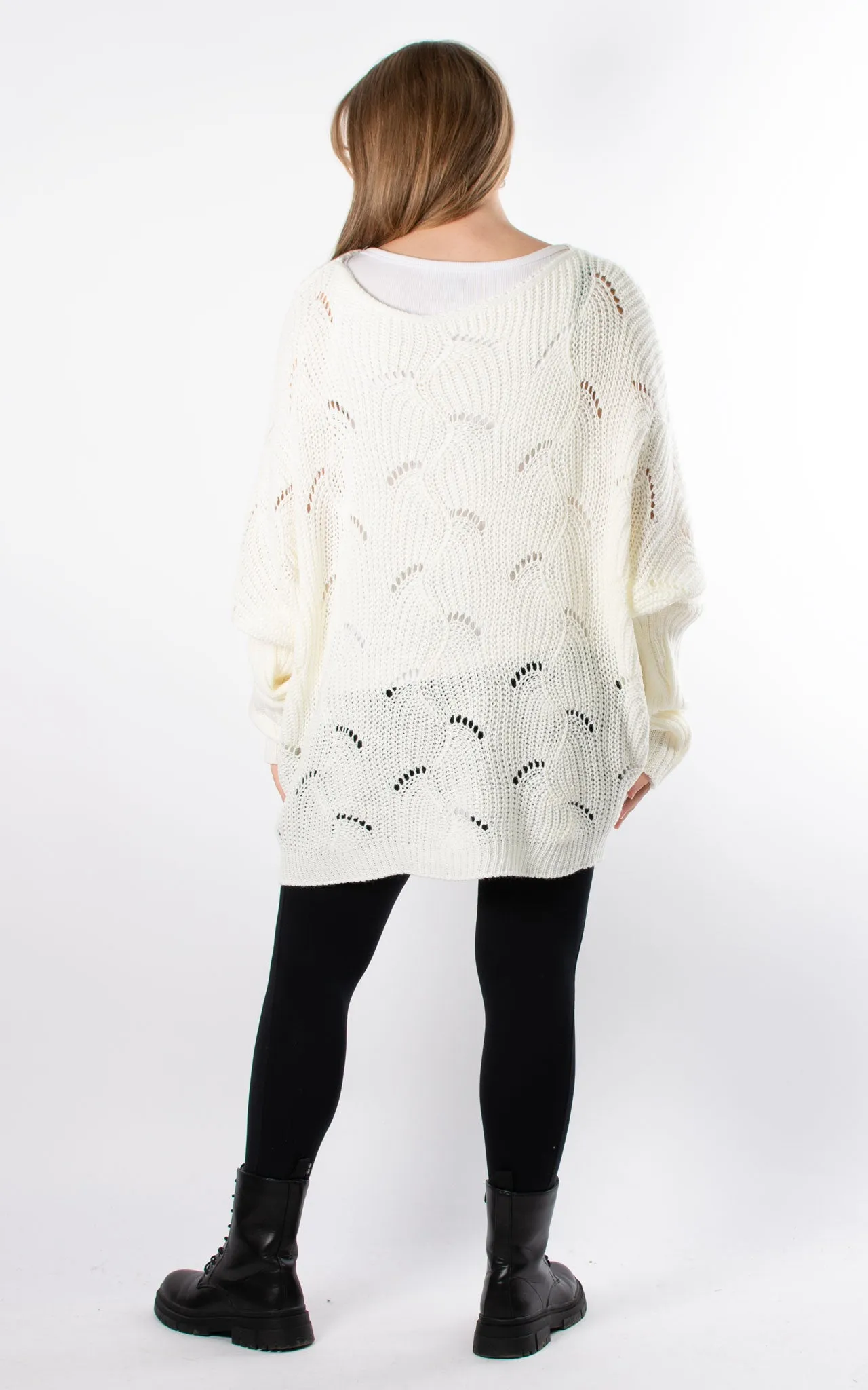 Tilda Round Neck Knit | Winter White