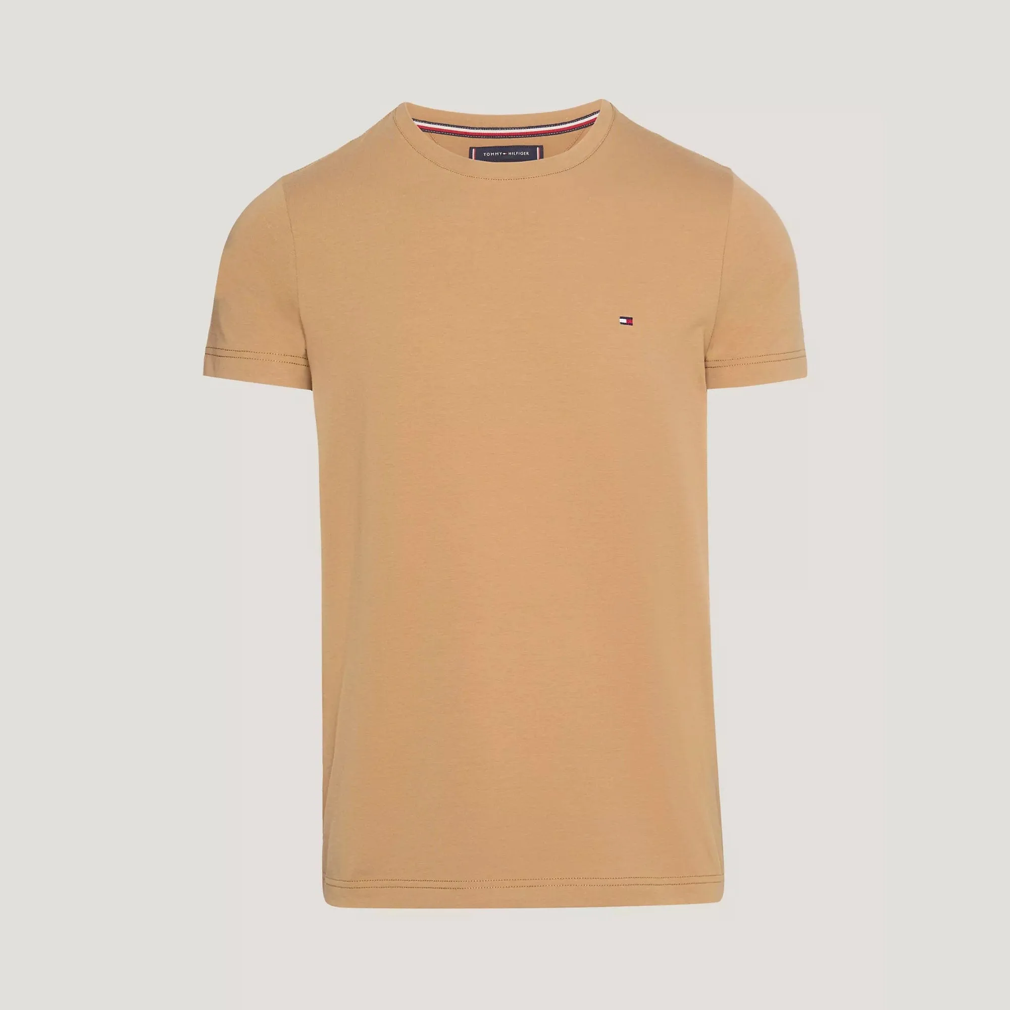 Tommy Hilfiger Stretch Slim Fit T-Shirt in Countryside Khaki