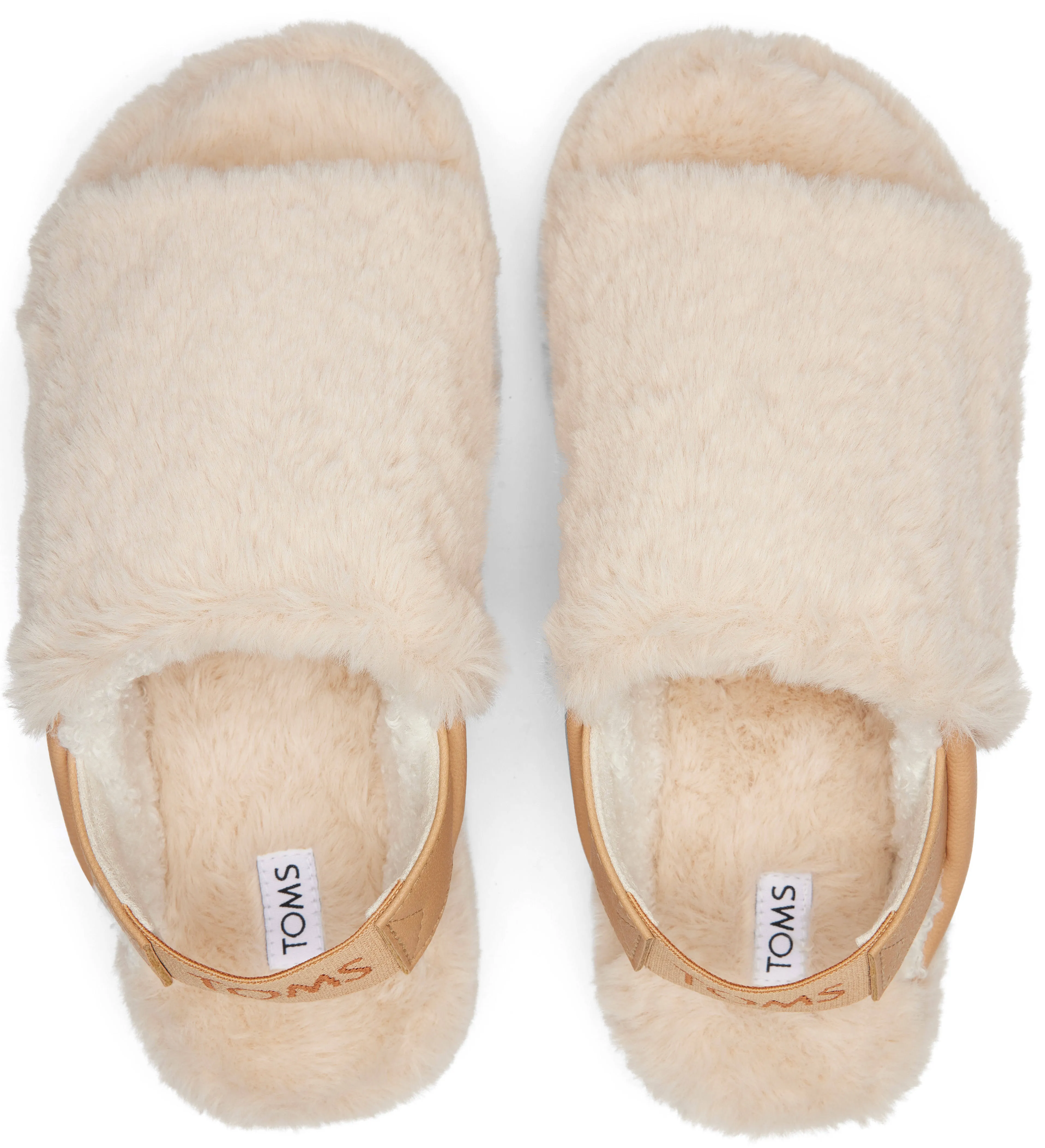 Toms Womens Sofia Natural Faux Fur