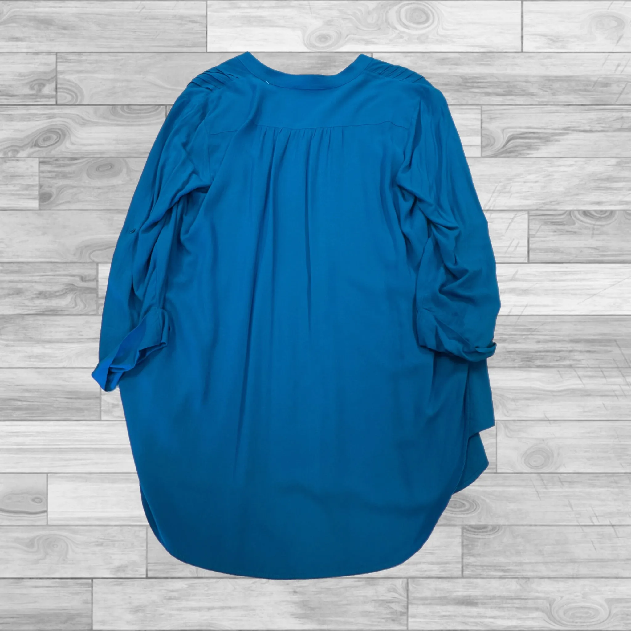 Tunic Long Sleeve By Market & Spruce In Blue, Size: S