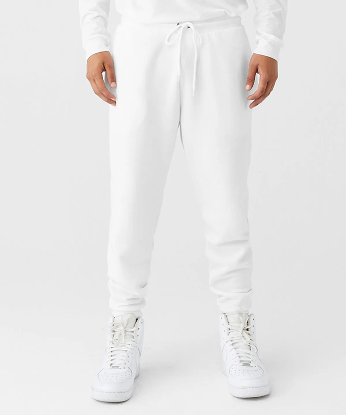 Unisex jogger sweatpants | White