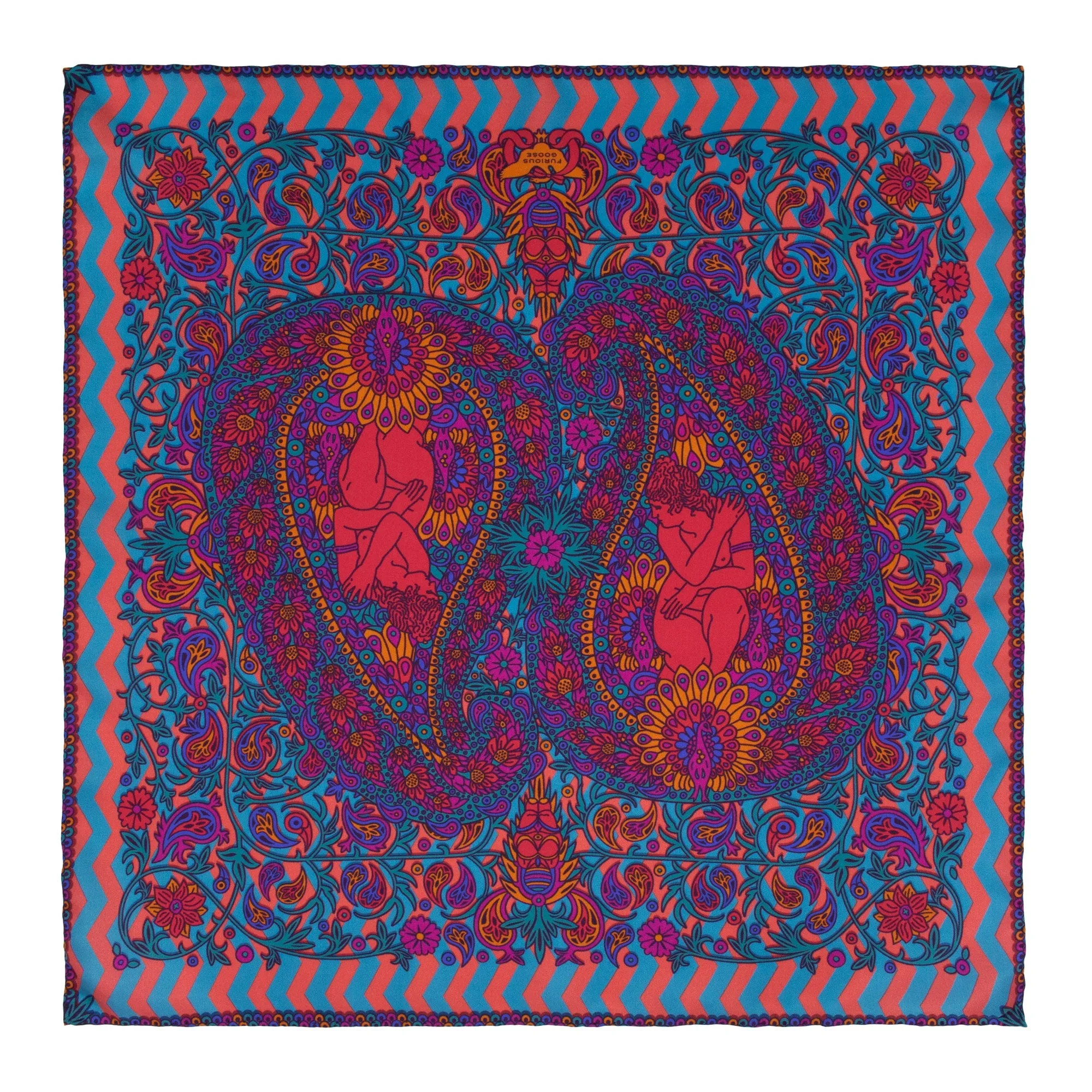 Venus Knossos, Paisley Gods Silk Scarf