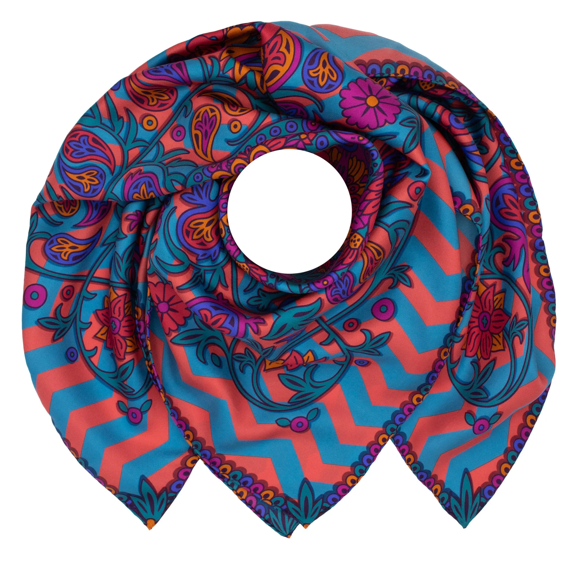 Venus Knossos, Paisley Gods Silk Scarf