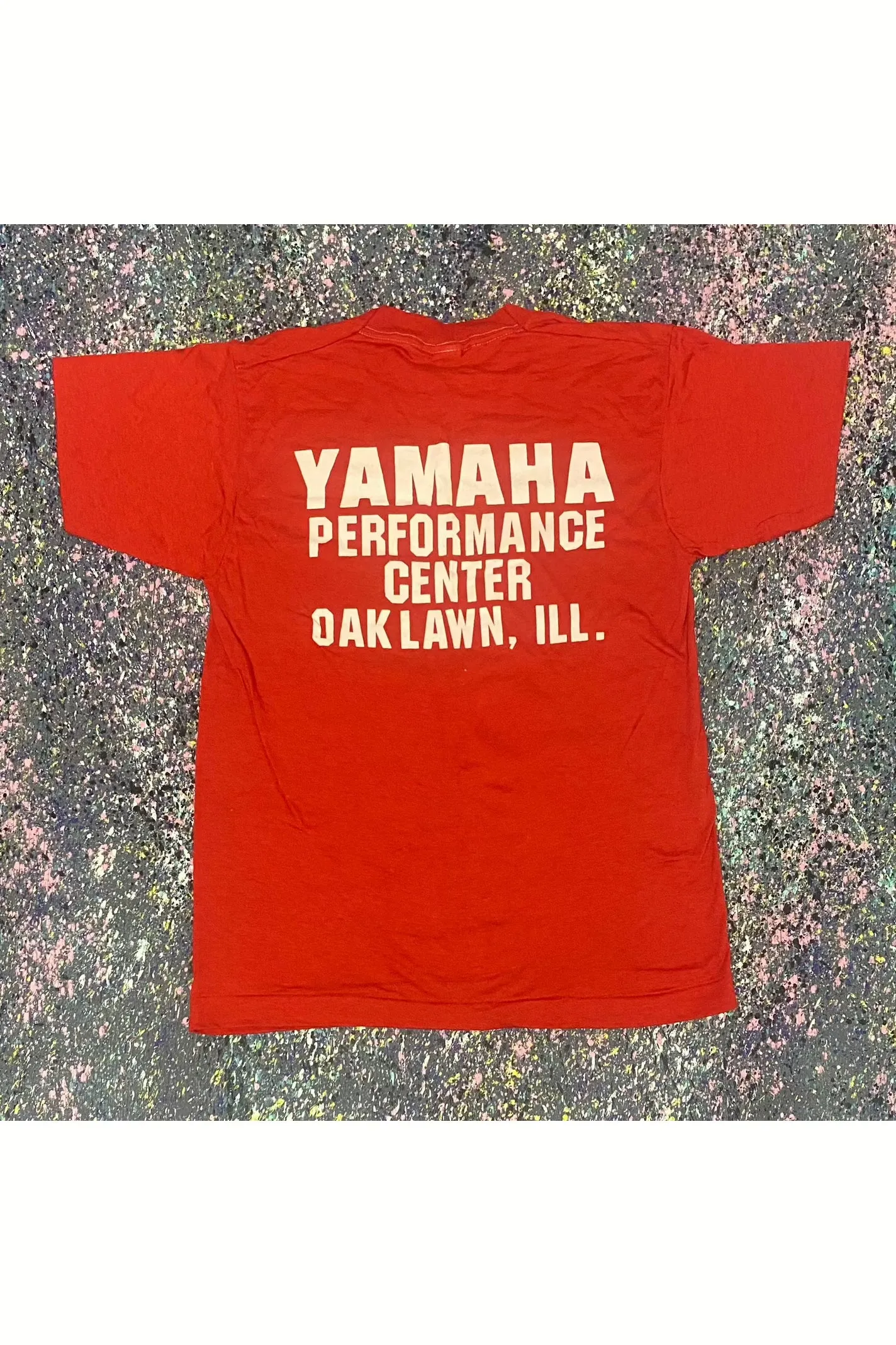 Vintage Deadstock Single Stitch Yamaha Performance Center Oak Lawn, IL. Tee- M