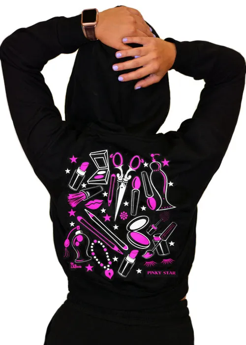 Weapons Of Choice Cropped Zipup Hoodie