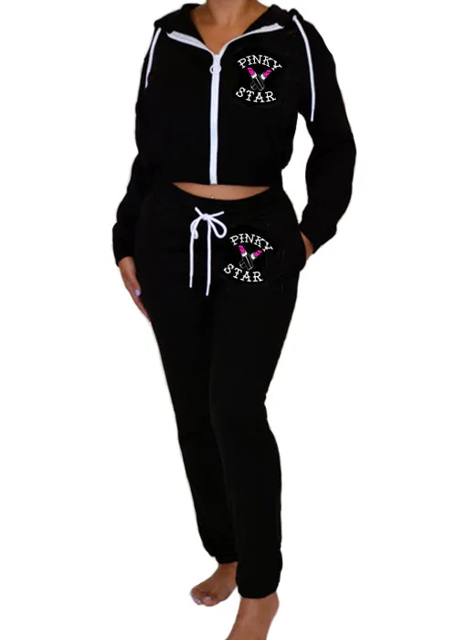 Weapons Of Choice Cropped Zipup Hoodie