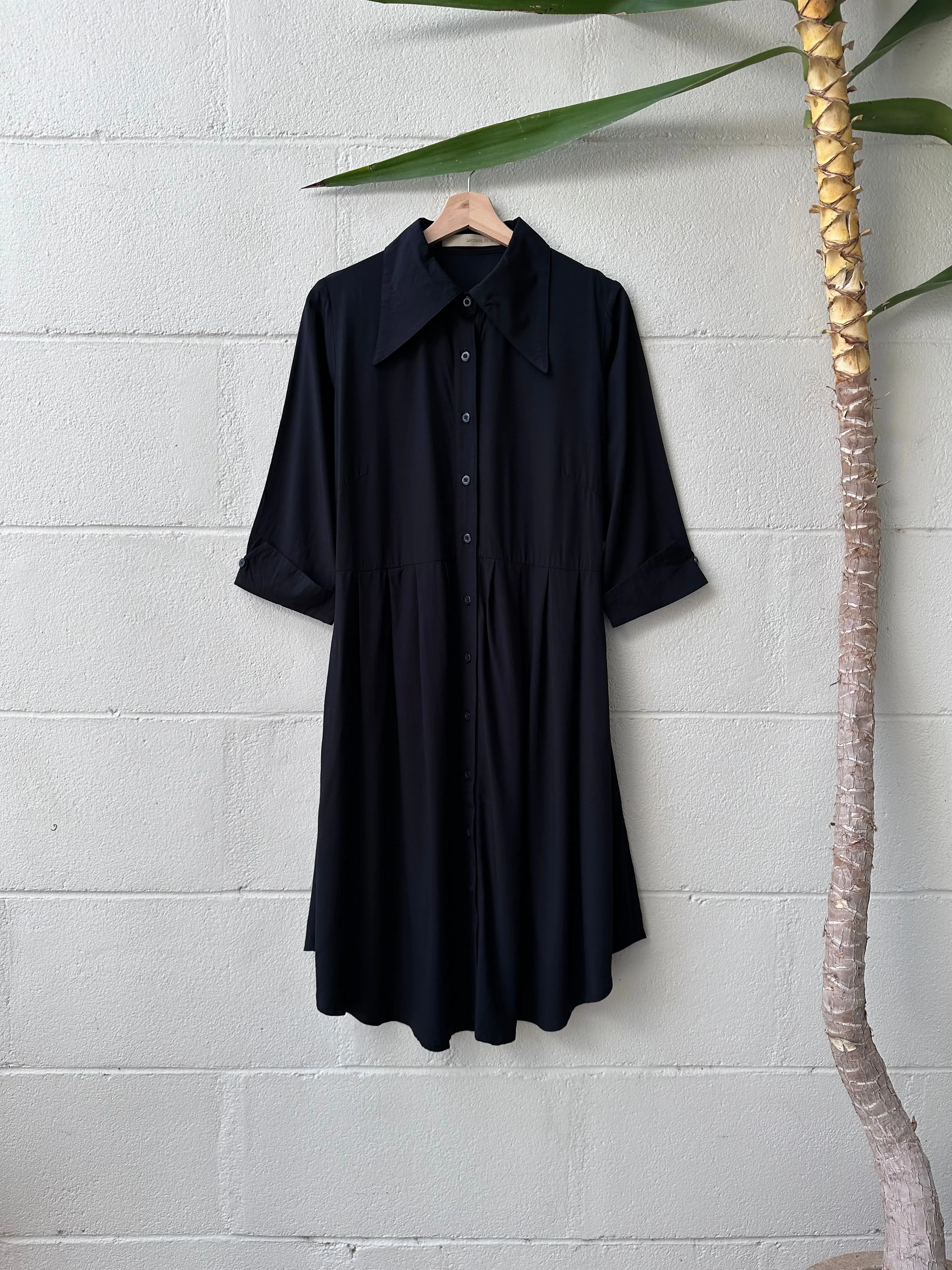 Wing Tip Shirt Dress