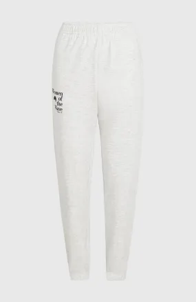 Women of the Wave Sweatpants | White Melange