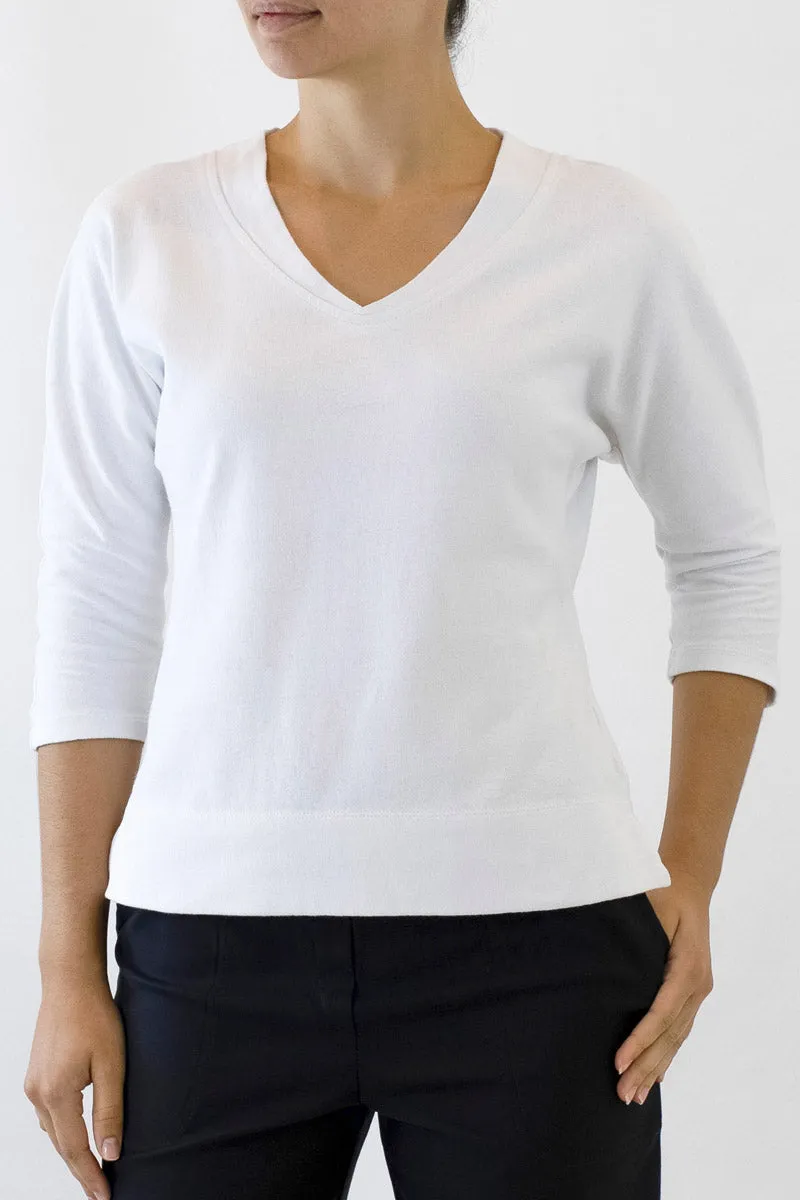 Women’s Cotton Batwing Top 3/4 Sleeve SC-12