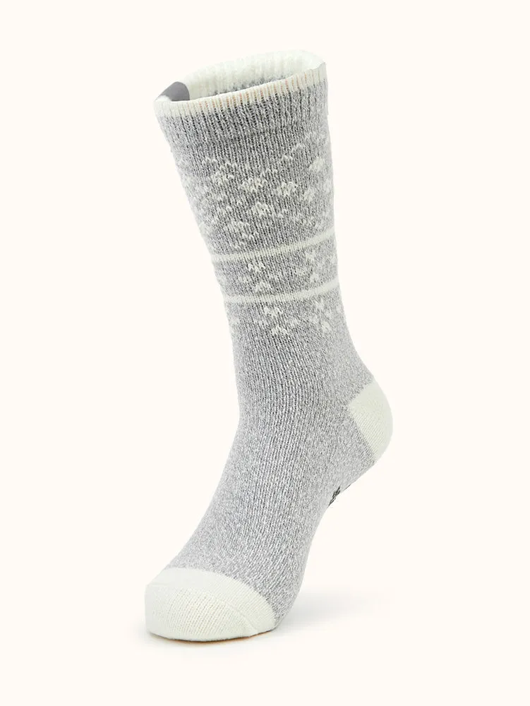 Women's Novelty Non-Slip Crew Socks (2 Pairs)