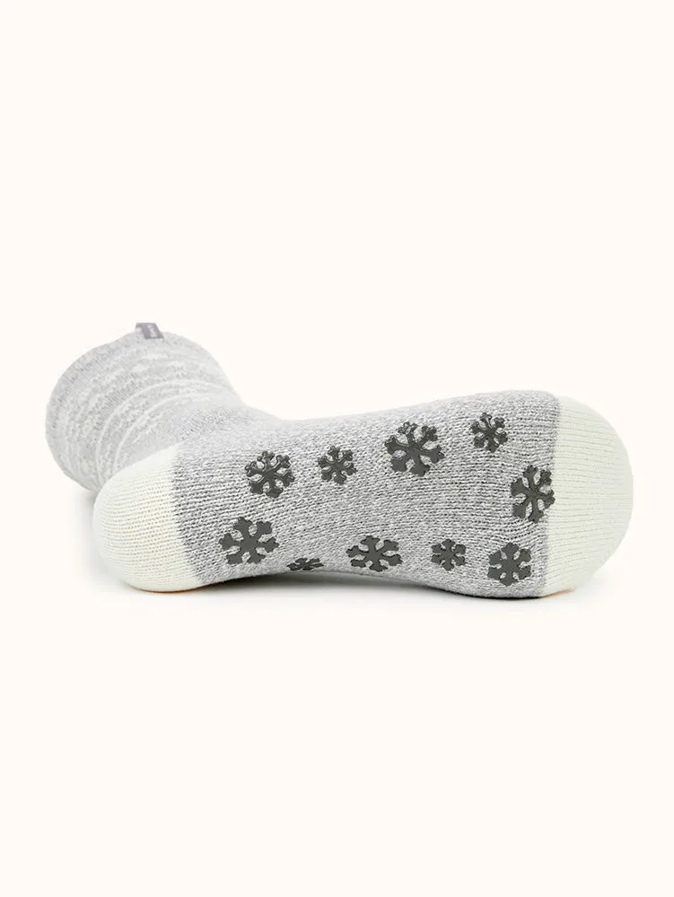 Women's Novelty Non-Slip Crew Socks (2 Pairs)