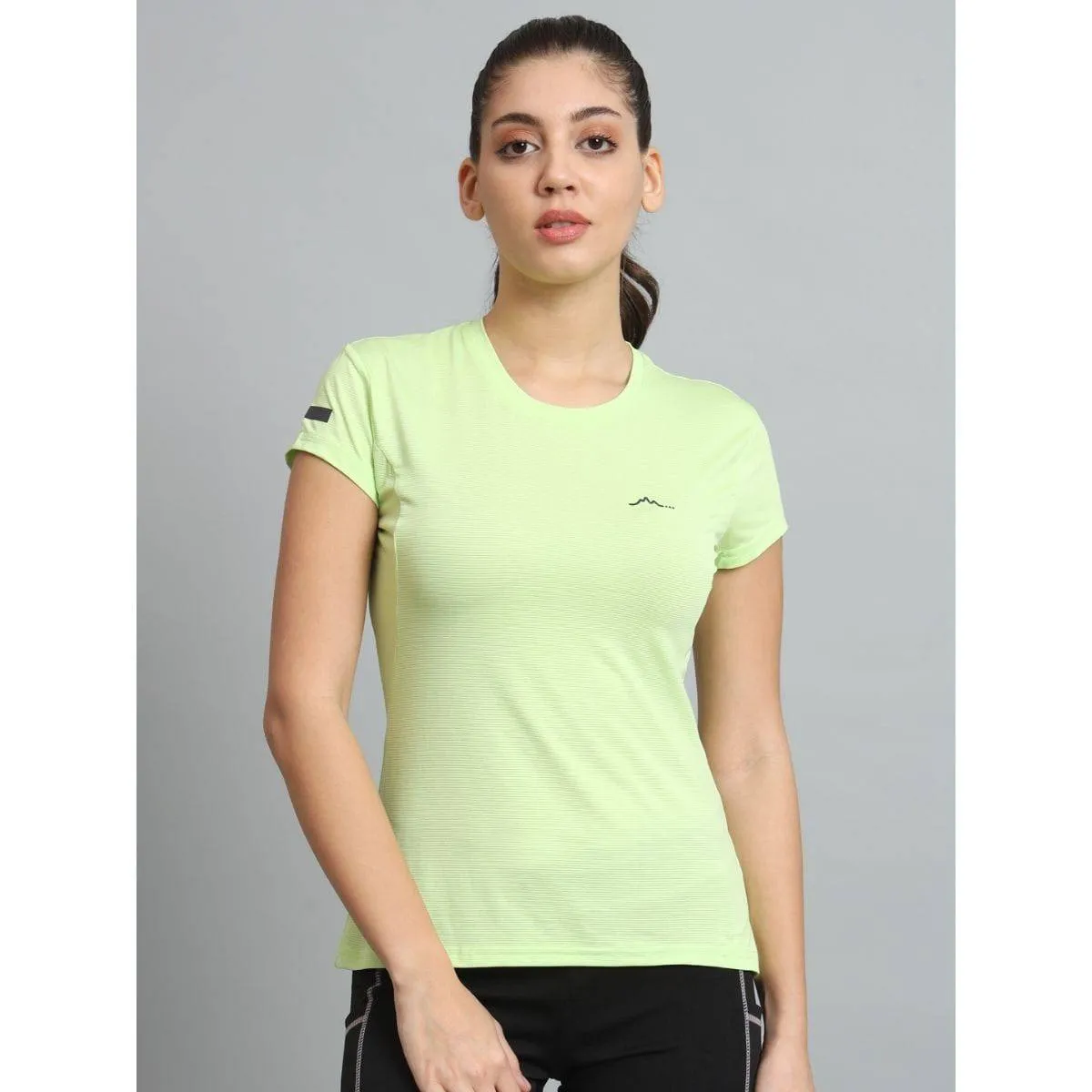 Women's Ultralight Athletic Half Sleeves T-Shirt - Lime