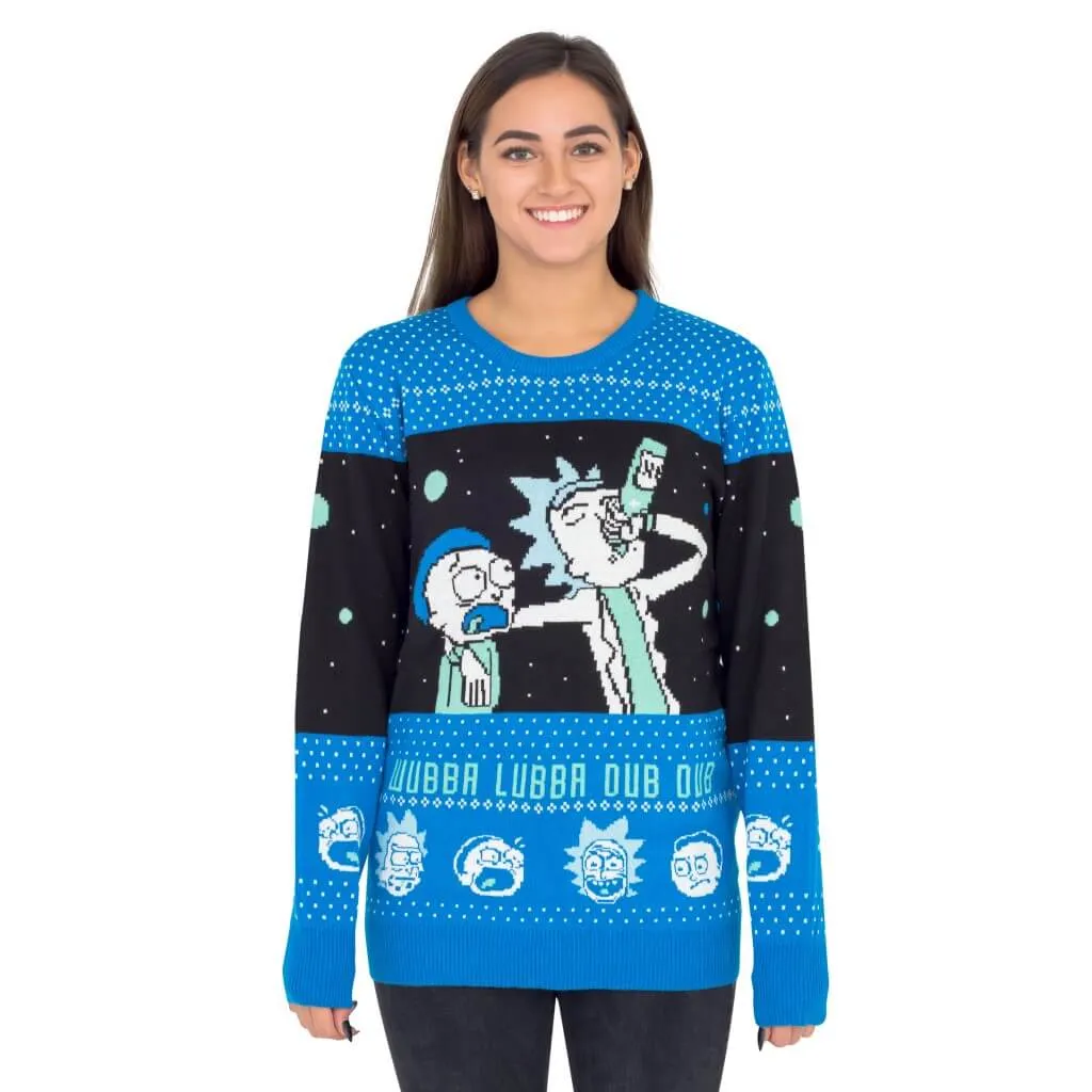 Women's Wubba Lubba Dub Dub - Rick and Morty Ugly Christmas Sweater