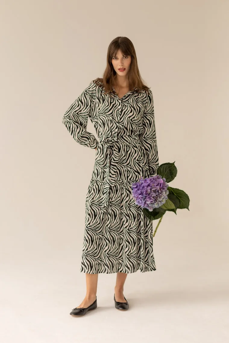 Zebra Geometric Dress