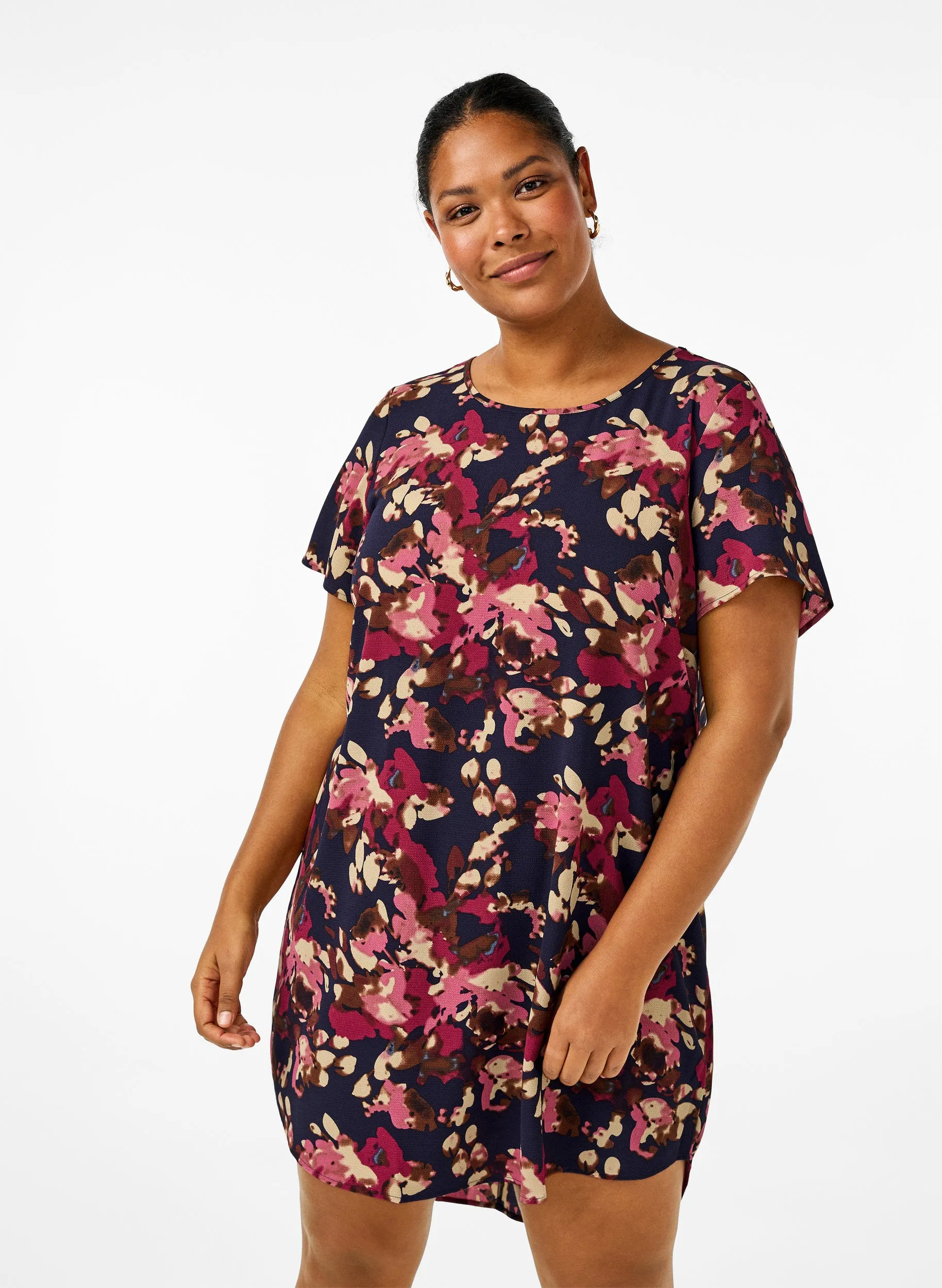 Zizzi Anni Dress in Floral Print